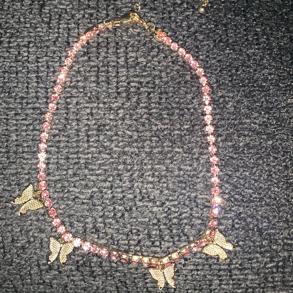 Butterfly chocker necklace